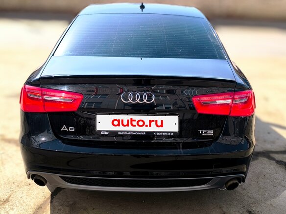 2013 Audi A6 IV (C7), чёрный, 1900000 рублей - вид 6