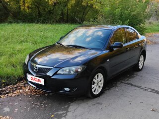 2007 Mazda 3 I (BK) Рестайлинг, чёрный, 430000 рублей, вид 1