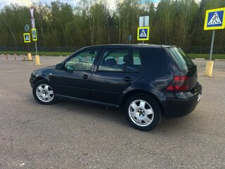 2001 Volkswagen Golf IV, чёрный, 375000 рублей, вид 5