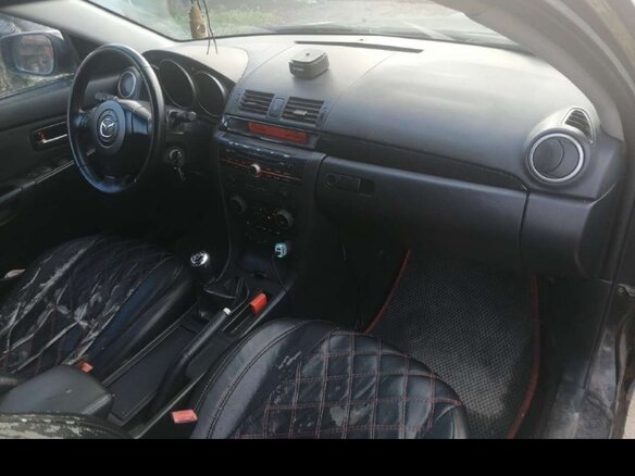 2005 Mazda 3 I (BK), чёрный - вид 3