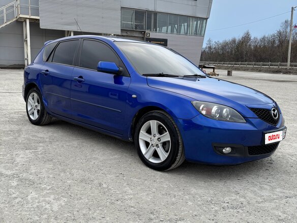 2008 Mazda 3 I (BK) Рестайлинг, синий, 600000 рублей - вид 13