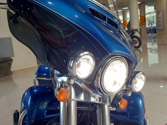 2017 Harley-Davidson Electra Glide, синий - вид 7