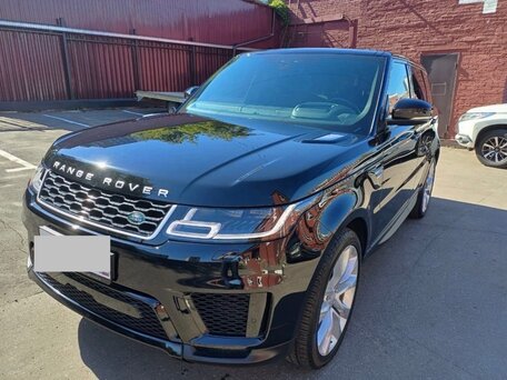 2018 Land Rover Range Rover Sport II Рестайлинг, чёрный, вид 2