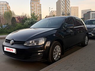 2013 Volkswagen Golf VII, чёрный, 899000 рублей, вид 1