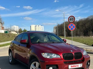 2010 BMW X6 35i 6-speed I (E71), красный, 1390000 рублей, вид 1