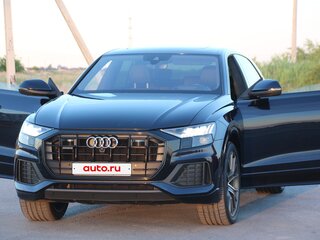 2021 Audi Q8 45 TDI I (4M), синий, 8436549 рублей, вид 3