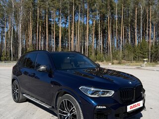 2020 BMW X5 M50d IV (G05/G18), синий, 7090000 рублей, вид 2