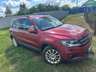 2012 Volkswagen Tiguan I Рестайлинг, красный, 870000 рублей, вид 4