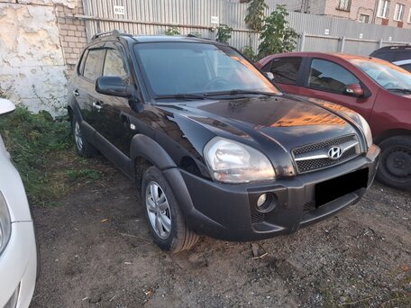 2008 Hyundai Tucson I, чёрный, 630000 рублей, вид 1