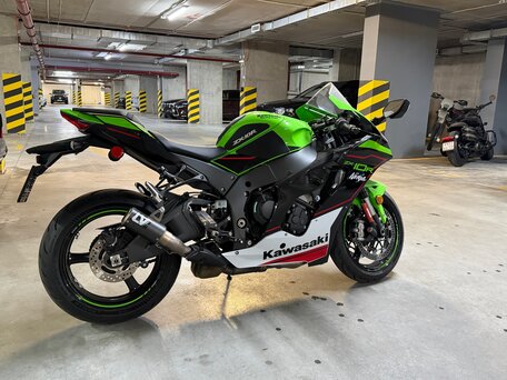 2021 Kawasaki ZX-10R Ninja, зелёный, 1800000 рублей, вид 1