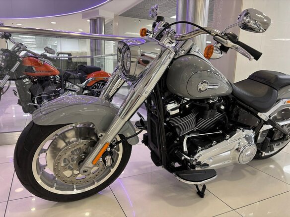 2024 Harley-Davidson Fat Boy, серый, 2550000 рублей - вид 9