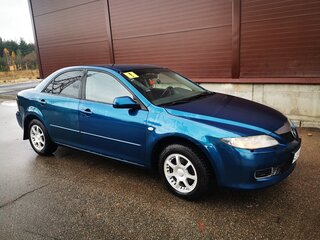 2006 Mazda 6 I (GG) Рестайлинг, синий, 350000 рублей, вид 2