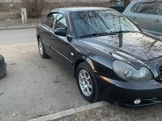 2005 Hyundai Sonata ТагАЗ IV (EF) Рестайлинг, чёрный, 330000 рублей, вид 1