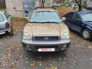 2001 Hyundai Santa Fe I, золотистый, 250000 рублей, вид 1