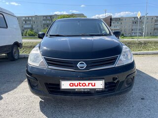 2012 Nissan Tiida I Рестайлинг, чёрный, 460000 рублей, вид 1