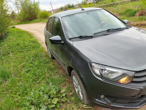 2022 Lada (ВАЗ) Granta I Рестайлинг, серый, 605000 рублей - вид 1
