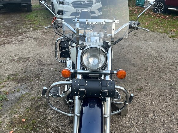1999 Honda Shadow 400, бежевый, 325000 рублей - вид 4