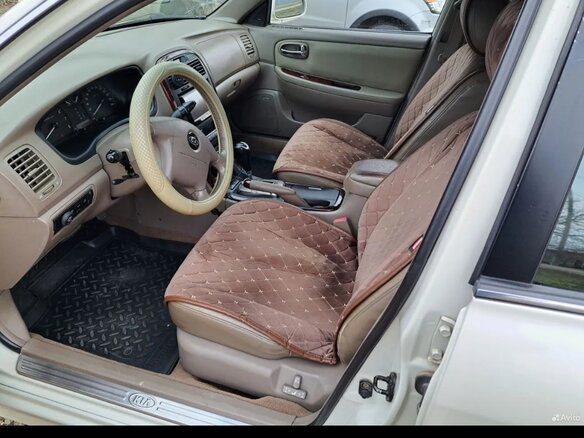 2004 Kia Magentis I Рестайлинг, белый, 600000 рублей - вид 12