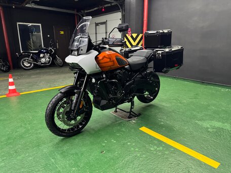2021 Harley-Davidson Pan America Special, оранжевый, 1475000 рублей, вид 4