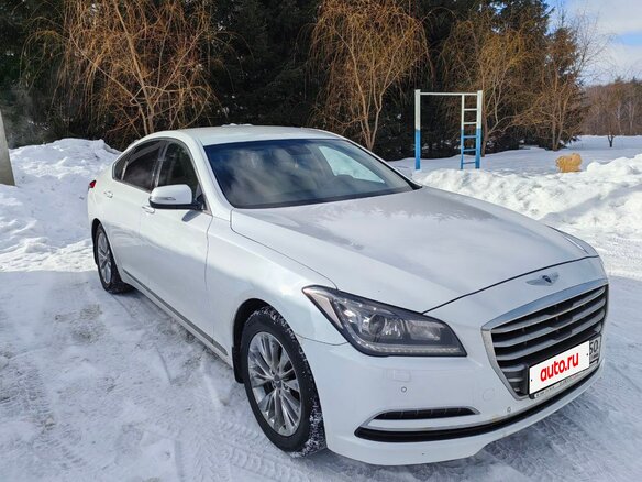 2015 Hyundai Genesis II, белый, 2300000 рублей - вид 3