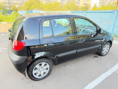 2008 Hyundai Getz I Рестайлинг, чёрный, 499000 рублей, вид 3