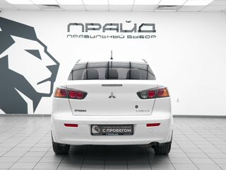 2012 Mitsubishi Lancer X Рестайлинг, белый, 810000 рублей, вид 4