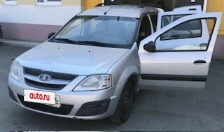 2018 Lada (ВАЗ) Largus I, серебристый, 630000 рублей, вид 1