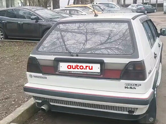 1985 Volkswagen Golf II, белый, 350000 рублей - вид 7
