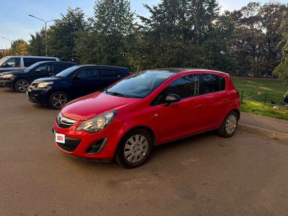 2012 Opel Corsa D Рестайлинг II, красный