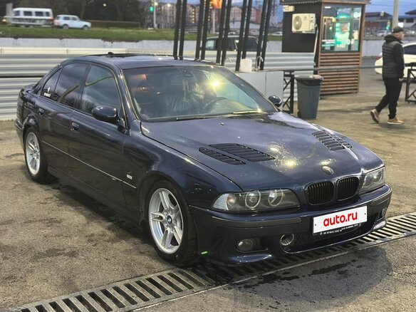 2000 BMW 5 серии 540i IV (E39) Рестайлинг, синий, 1000000 рублей - вид 7