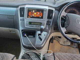 2008 Toyota Alphard I Рестайлинг, серебристый, 1600000 рублей, вид 5