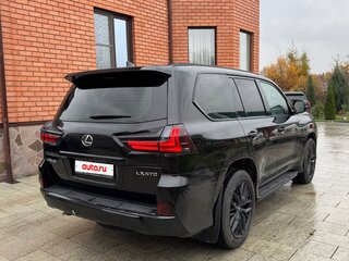 2019 Lexus LX 570 III Рестайлинг 2, чёрный, 7450000 рублей, вид 4