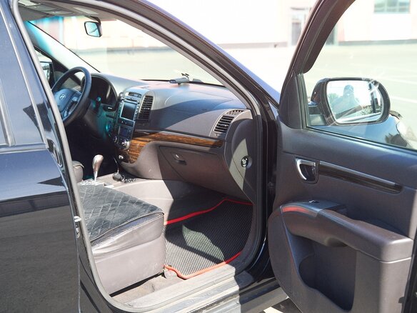 2011 Hyundai Santa Fe II Рестайлинг, чёрный, 1350000 рублей - вид 13