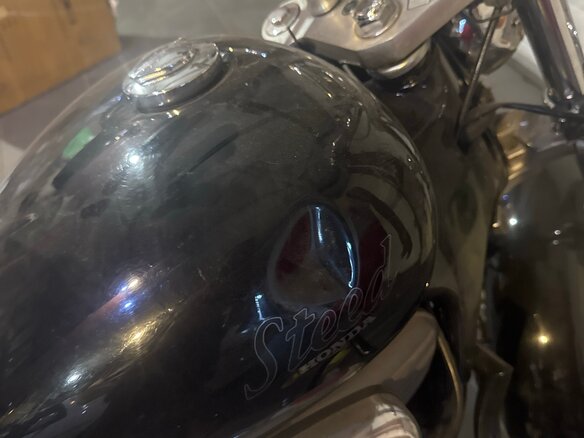 1998 Honda Steed 400, чёрный, 260000 рублей - вид 5