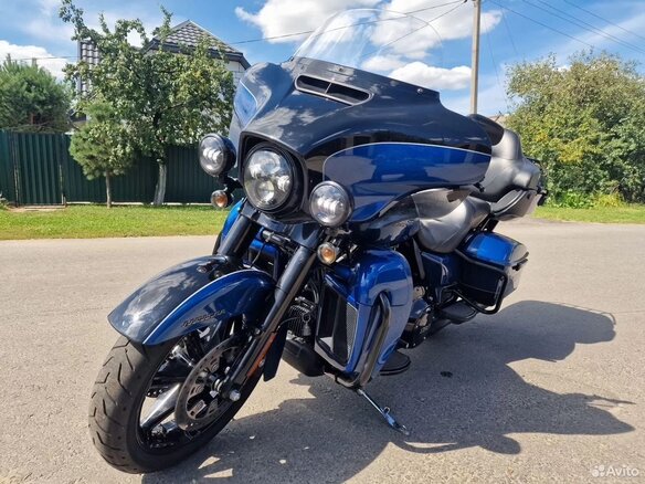 2022 Harley-Davidson Electra Glide, синий, 1590000 рублей - вид 15