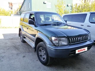 1998 Toyota Land Cruiser Prado 90 Series, зелёный, 495000 рублей, вид 1