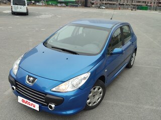 2007 Peugeot 307 I Рестайлинг, синий, 260000 рублей, вид 2