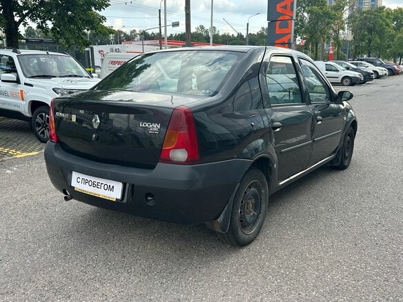 2009 Renault Logan I, чёрный - вид 3