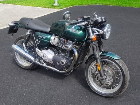 2019 Triumph Thruxton, зелёный, 1200000 рублей, вид 5