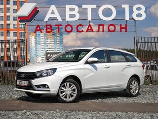 2019 Lada (ВАЗ) Vesta SW I, белый, 990000 рублей, вид 1
