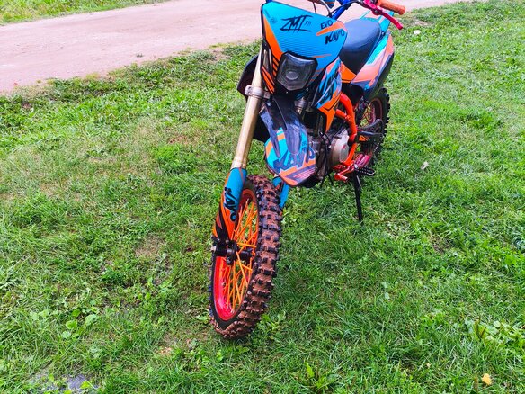 2024 Kayo Evolution YX140EM, оранжевый, 75000 рублей - вид 4
