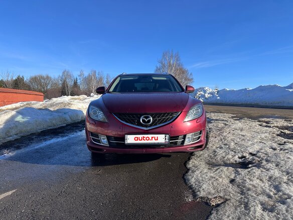 2008 Mazda 6 II (GH), красный, 630000 рублей - вид 1