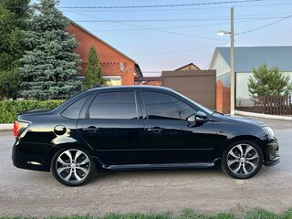 2014 Lada (ВАЗ) Granta I, чёрный, 420000 рублей, вид 3