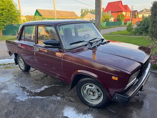 2008 Lada (ВАЗ) 2107, пурпурный, 160000 рублей, вид 1