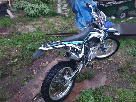 2019 Kayo T2 250 MX, голубой, 105000 рублей, вид 3