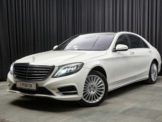 2015 Mercedes-Benz S-Класс 500 VI (W222, C217), белый, 3500000 рублей, вид 1