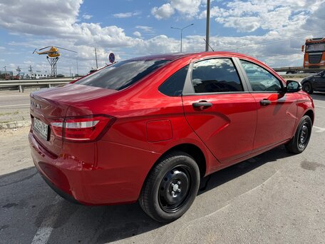 2021 Lada (ВАЗ) Vesta I, красный, 1330000 рублей, вид 4