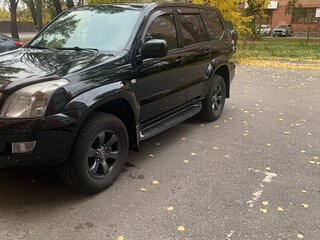 2008 Toyota Land Cruiser Prado 5-speed 120 Series Рестайлинг, чёрный, 2600000 рублей, вид 3