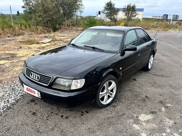 1995 Audi A6 I (C4), чёрный, 370000 рублей - вид 2