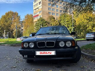 1992 BMW 5 серии 520i III (E34), чёрный, 220000 рублей, вид 2